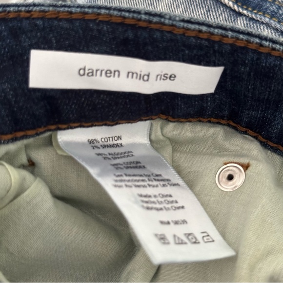 STS Blue Women’s Darren Girlfriend Mid Rise Dark Blue Jeans Size 36 - Picture 6 of 6